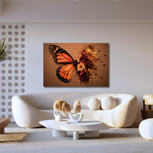 HALF BUTTERFLY ACRYLIC WALL ART