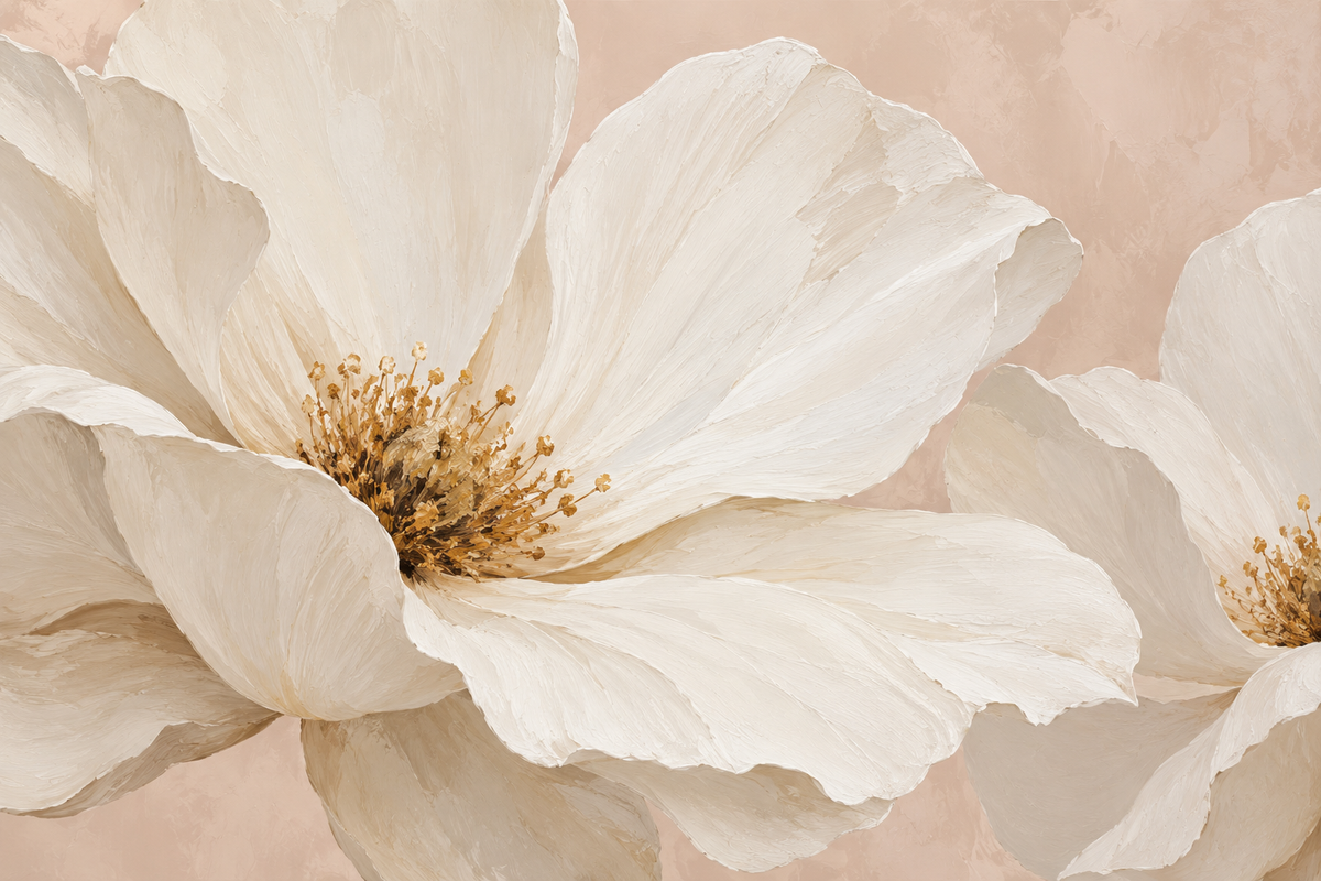 Modern Minimalist Flower Acrylic Wall Art