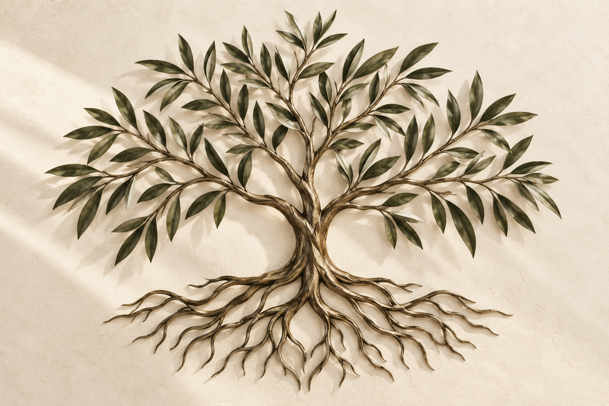 OLIVES TREE OF LIFE ACRYLIC WALL AR