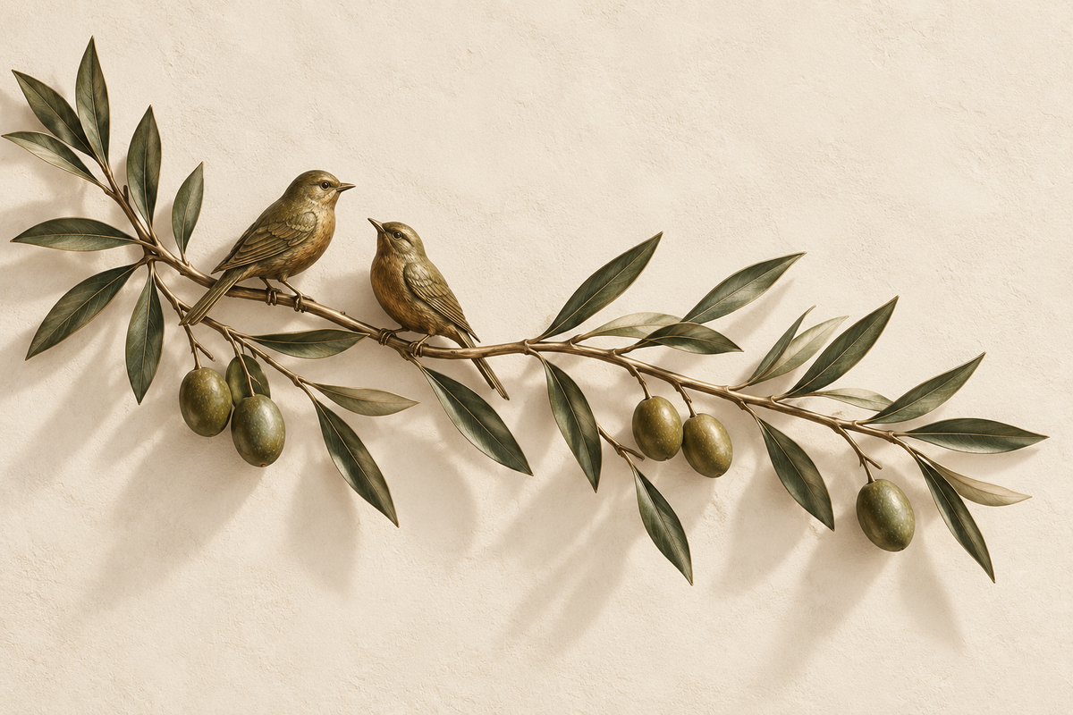 LITTLE OLIVES BIRDS ACRYLIC WALL ART
