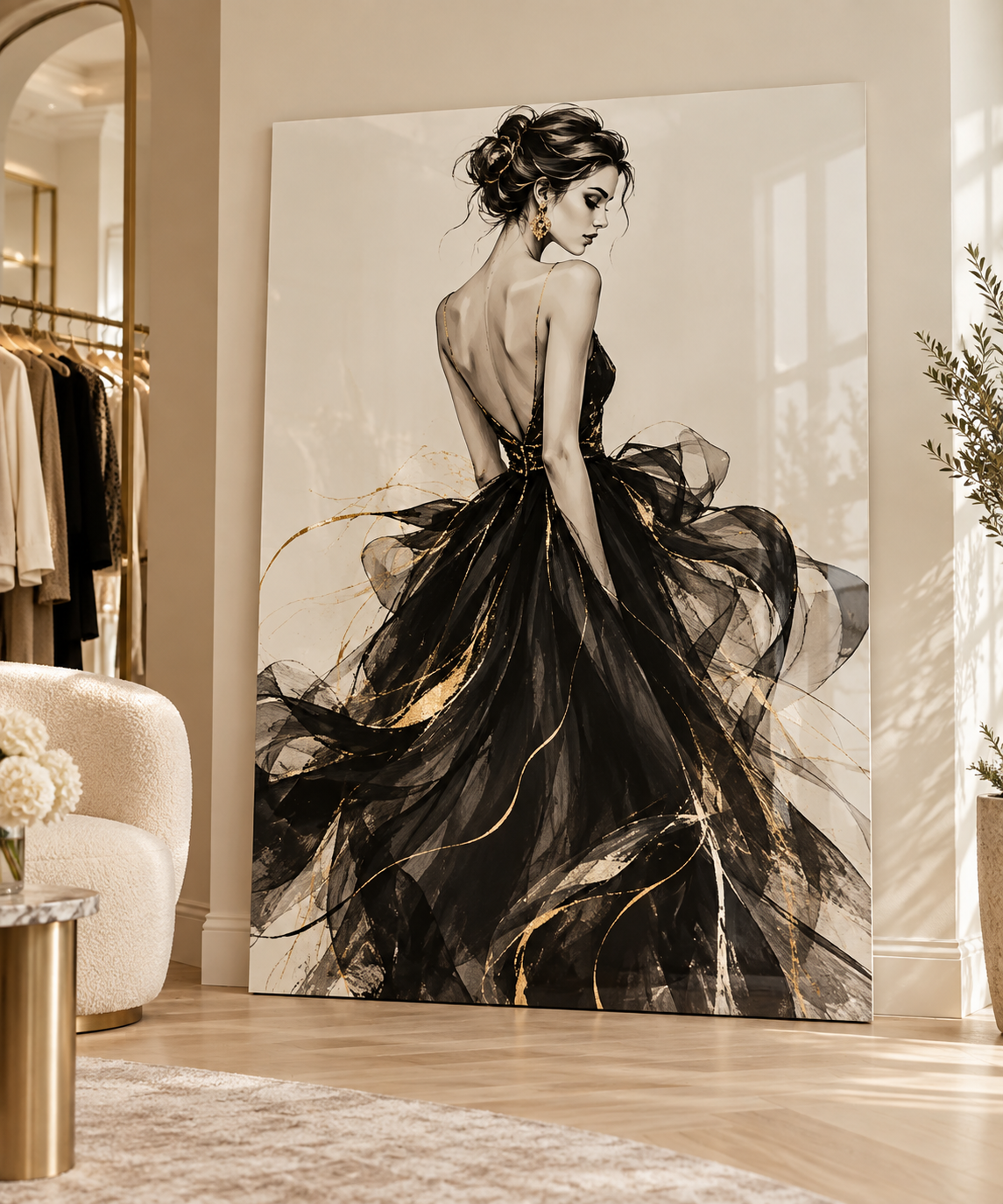 HIGH CLASS FASHION ACRYLIC WALL ART