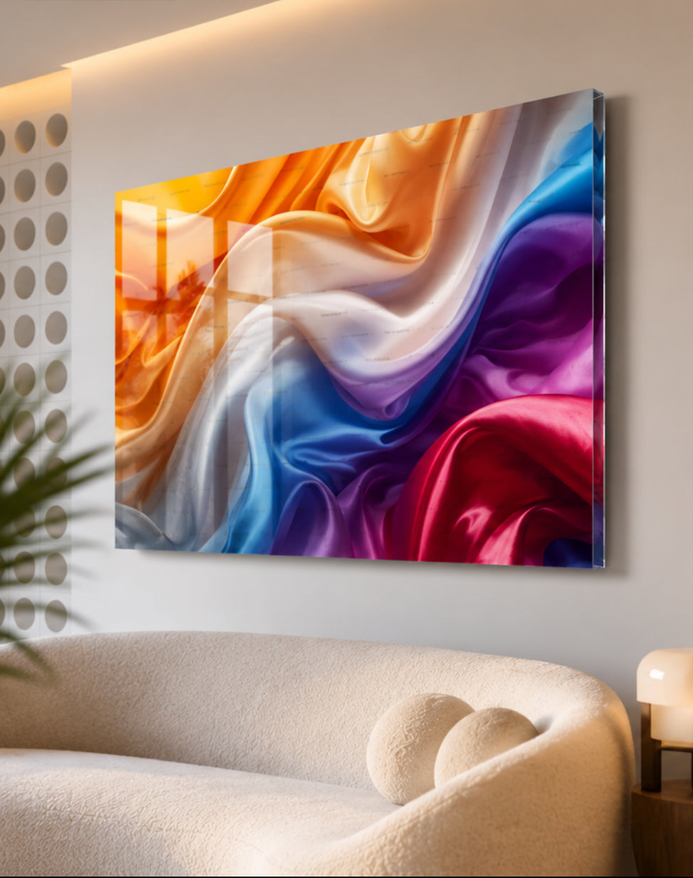 Rainbow Abstract Acrylic Wall Art