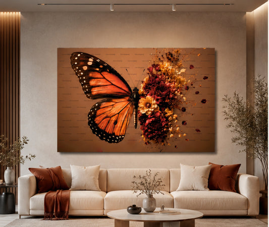 HALF BUTTERFLY ACRYLIC WALL ART