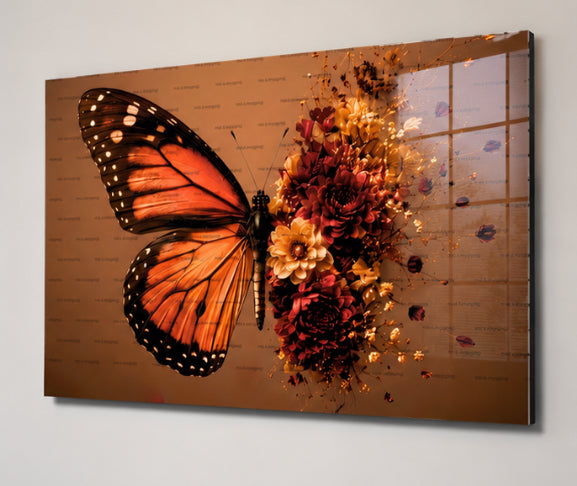 HALF BUTTERFLY ACRYLIC WALL ART