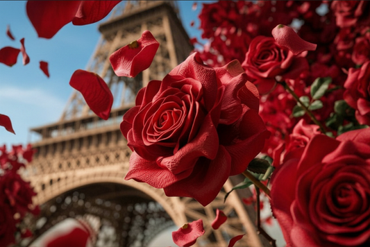 Paris Rose Acrylic Floral Wall Art