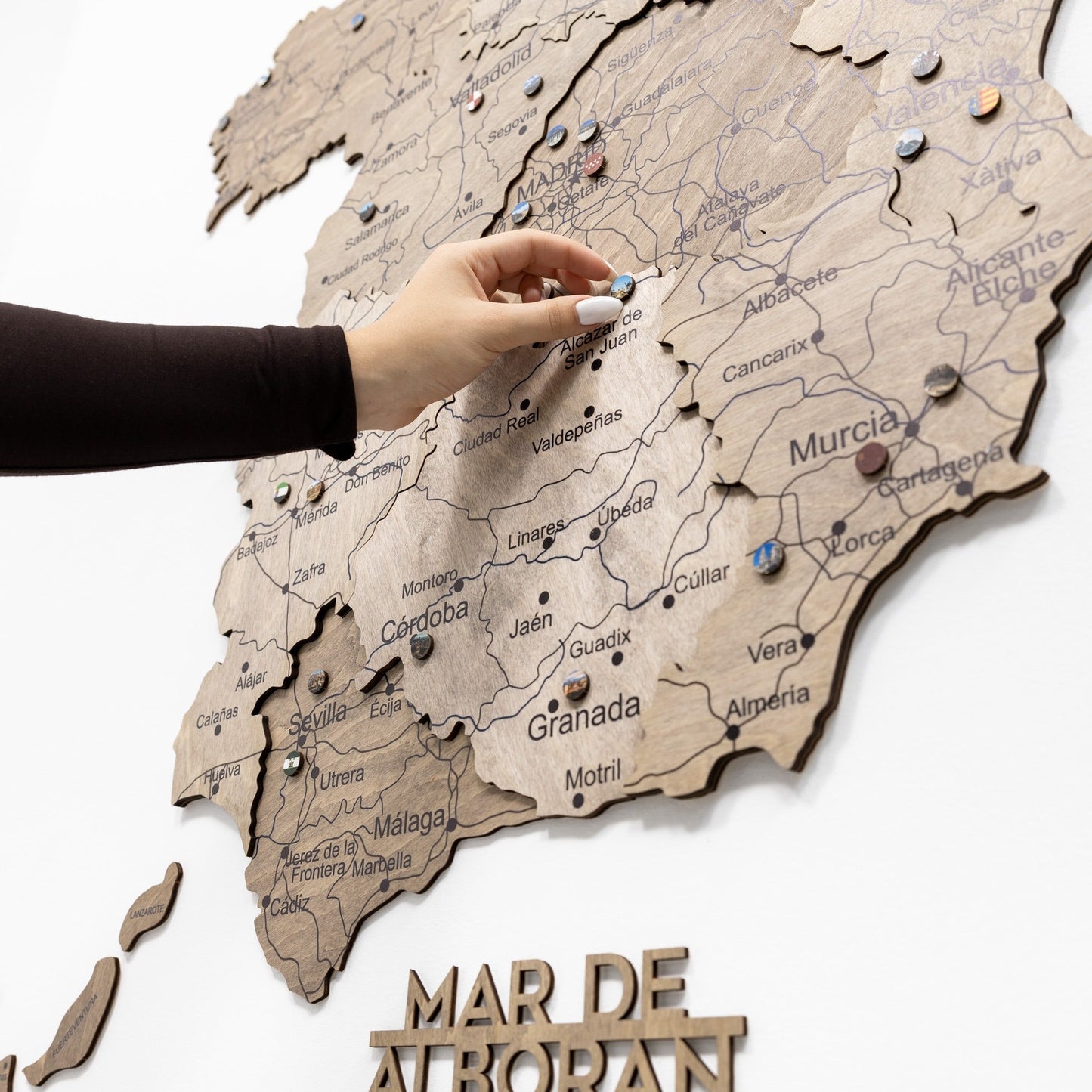 Wooden Map of Spain – Terra