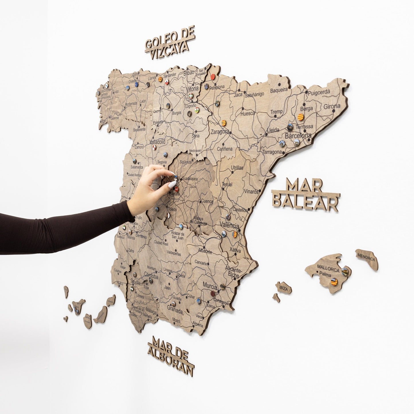 Wooden Map of Spain – Terra