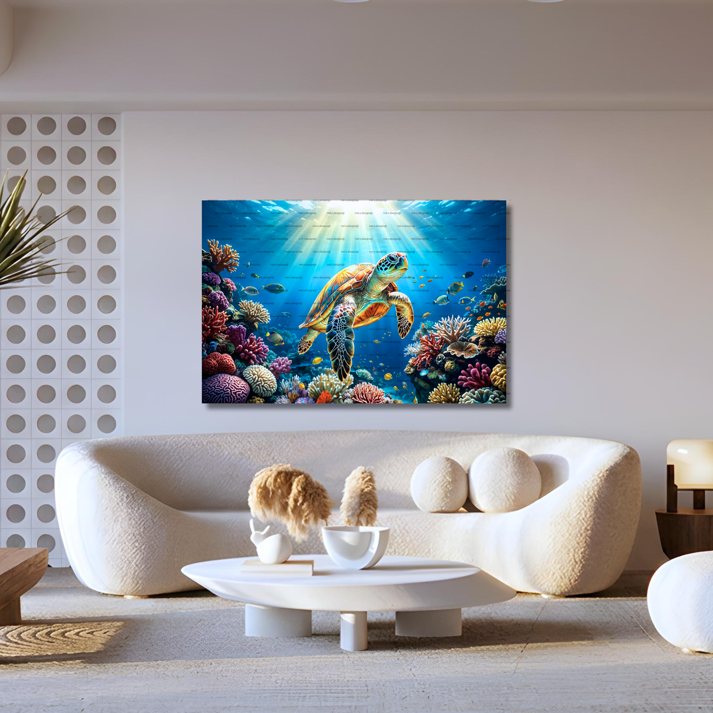 OCEAN TURTLE ACRYLIC WALL ART